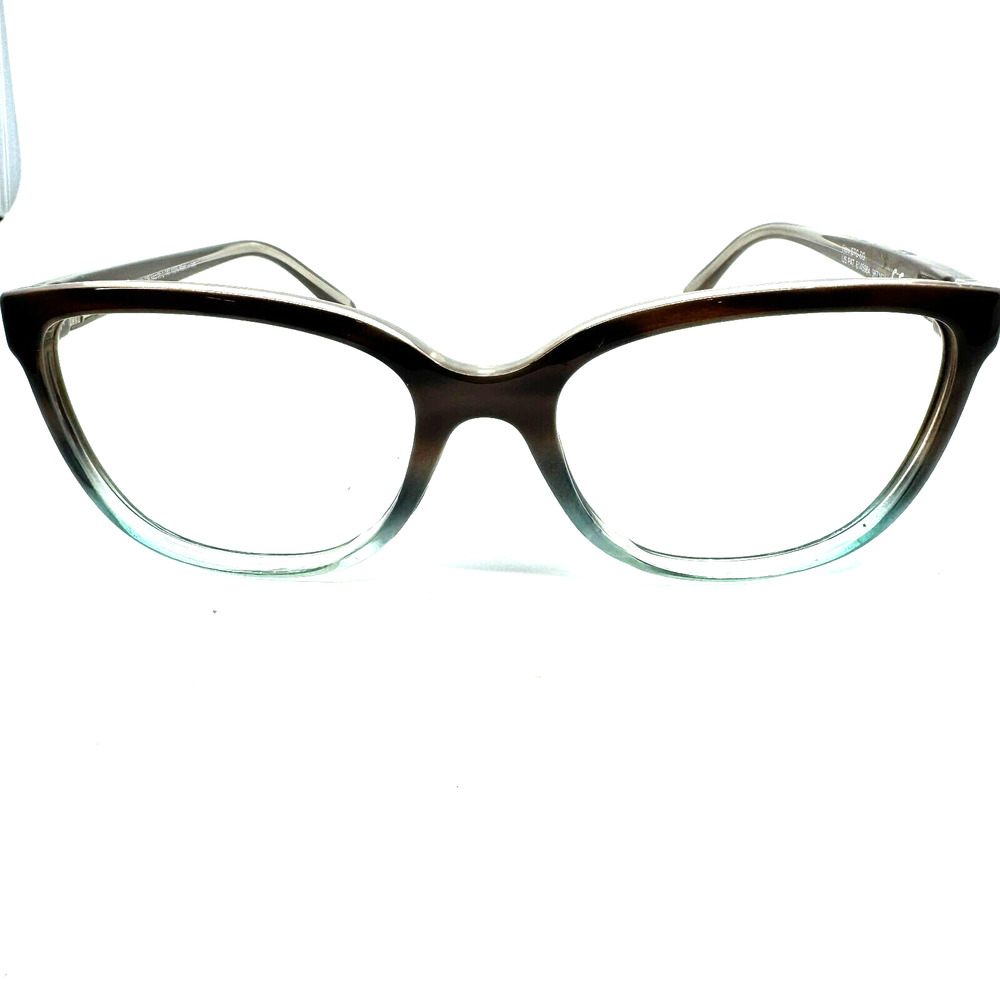 Maui Jim Honi MJ 758-22B Brown Teal Cat Eye Sunglasses Frames 54-18 140 H10943